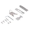 Sliding Door Lock Black Copper Zinc Alloy Lock Furniture Hardware