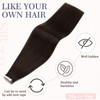 20 + 40 Pieces Real Hair Tape Extensions