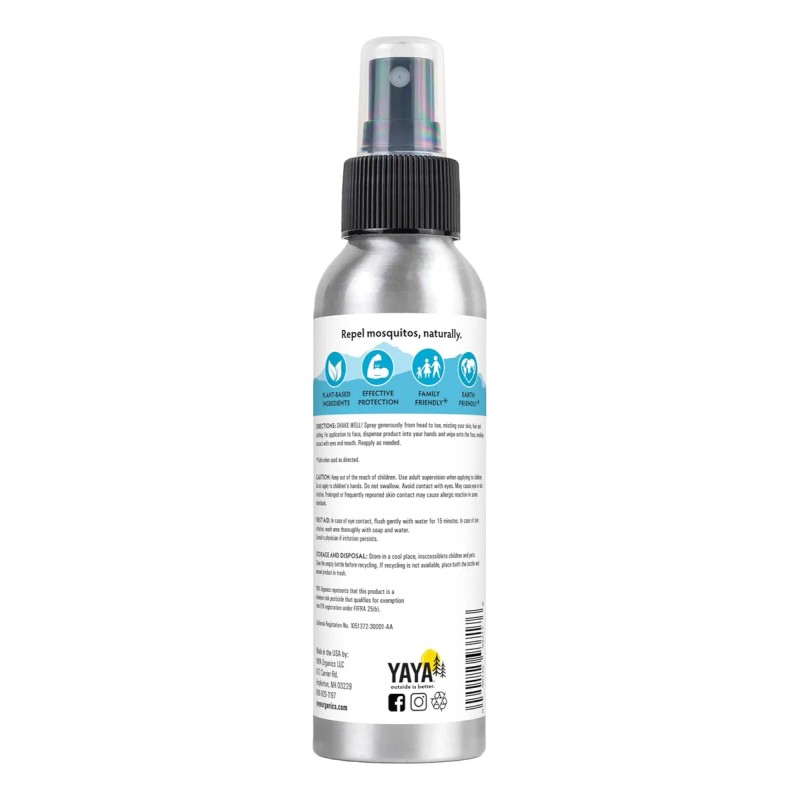 Repelente De Mosquitos Natural Sin Deet 4 Oz