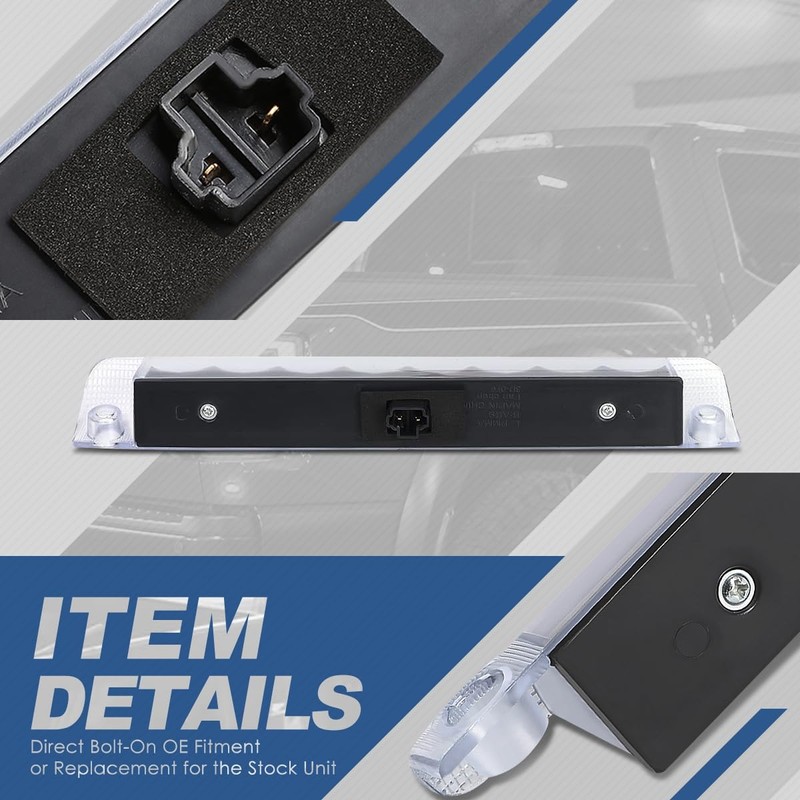 Auto Dynasty LED Black Rear High Mount 3rd Third Brake