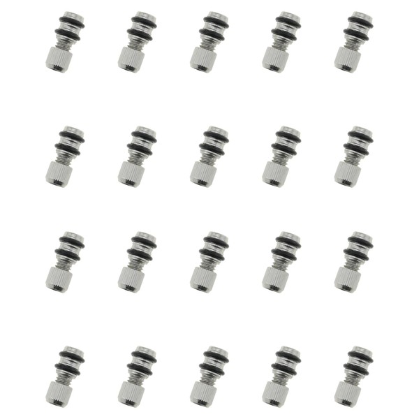DGZZI 20PCS 8mm Diameter Wardrobe Partition Nails Single Glass Shelf
