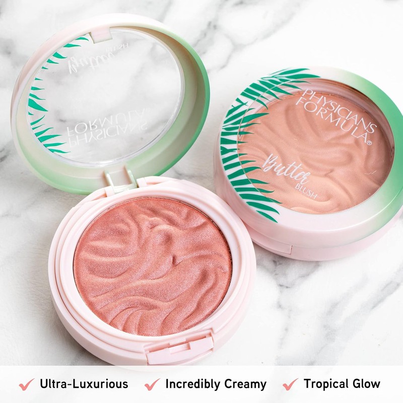 Physicians Formula - Rubor de mantequilla Murumuru, brillo natural, 0.26