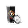 Beagle Clown Minimalist Stainless Steel Insulated Tumbler