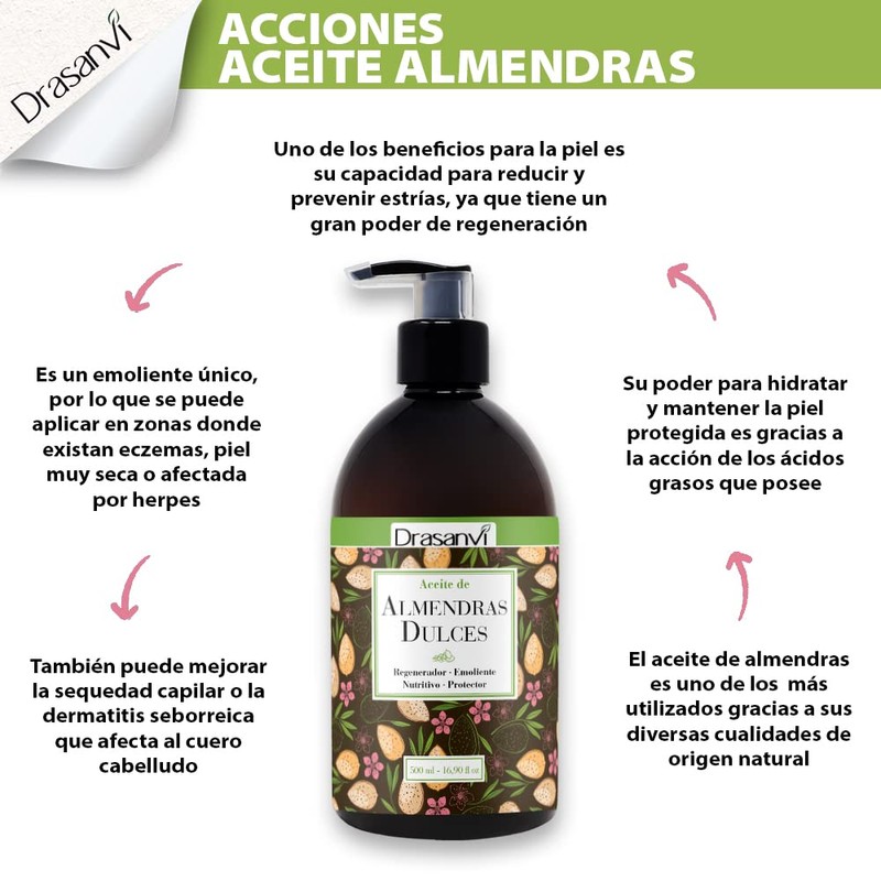 Drasanvi Aceite Almendras 500 ml