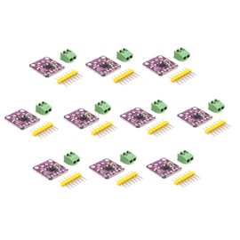 PAMEENCOS 10Pcs MAX98357 I2S Audio Amplifier Module, Audio Amplifiers, Filterless Class D Amplifier, Compatible with ESP32 Raspberry Pi