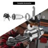10 Pack Cam Locks Keyed Alike, 1-1/8''Cylinder Fits on 7/8''