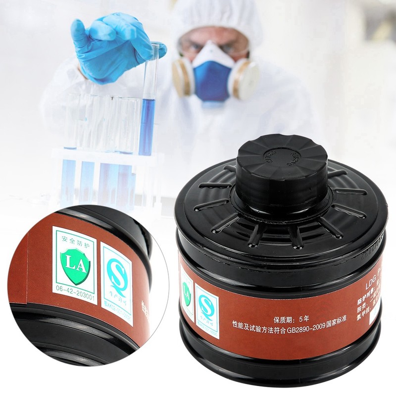 ABS Gas Mask Filter 40mm Respirator Canister Practical Replacement Accessory