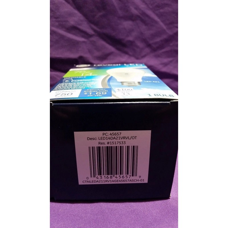 GE Reveal Led Bulb A21 Standard Base New 75 Watts