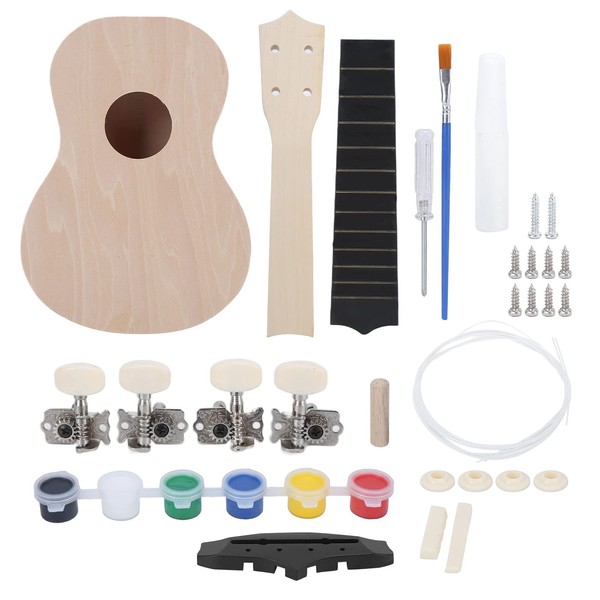 DIY Build Your Own Concert Ukulele Kit Boy Gifts 21