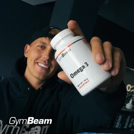 GymBeam GymBeam Omega 3 Kapseln - 2000 mg pro Tagesdosis, Hochdosiert mit 18% EPA und 12% DHA, Omega-3-Fisch?l-Tabletten angereichert mit Vitamin E, untersttzen Immunsystem (240 caps)