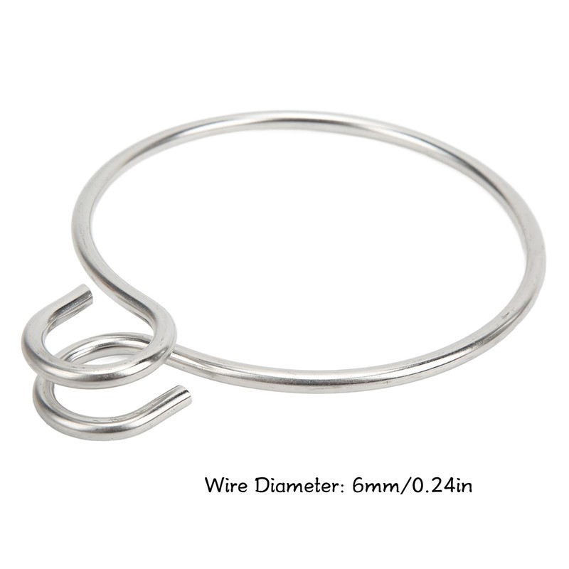 Anchor Retrieval Ring, Yctze 6mm Marine Anchor Ring Stainless Steel