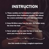WEIHAI Low Temperature Candles, Wax Play Candles, Romantic Dripping Candle