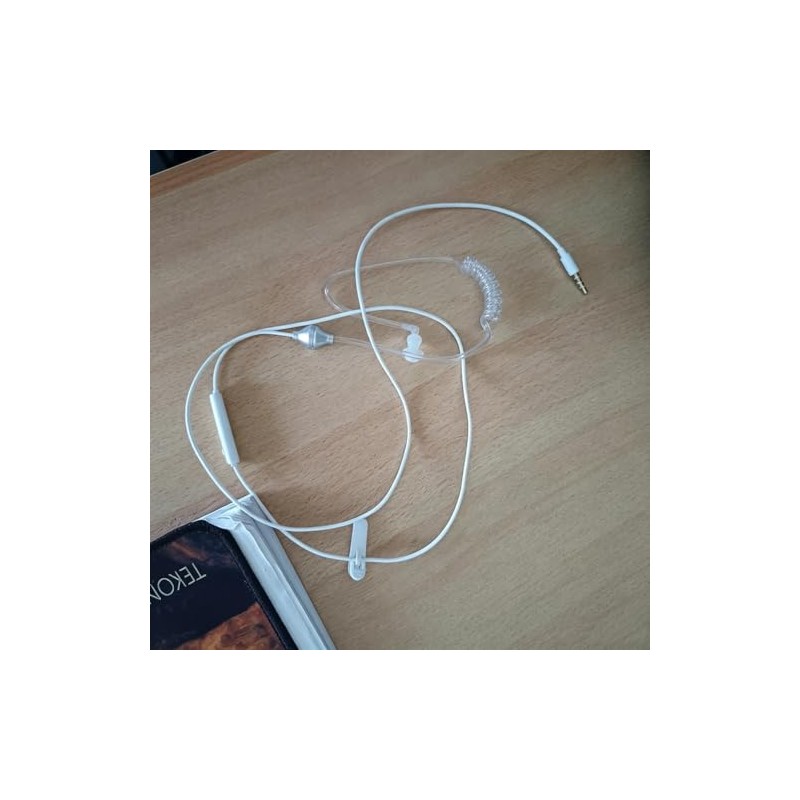 Audífonos Alambrico In Ear con Micrófono, Auriculares Un Solo Oido
