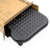 Under Desk Footrest Adjustable Height Comfy Foot Rest with 30