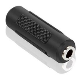 Audiophan Stereo Mini Relay Connector 3 Pole 3.5mm Stereo Mini Connector Female to Female (1pc Nickel Plated)