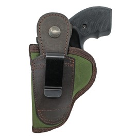 New Barsony Woodland Green Premium Ambidextrous Holster for S&W J Frame Belt Clip