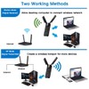 Aswalling AXE3000 WiFi 6E USB Wireless Adapter Tri-Band 2.4G/5G/6G Wi-Fi