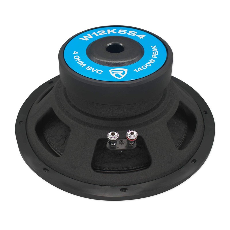 Rockville K5 W12K5S4 1400W Peak 350W RMS 12-Inch Car Audio