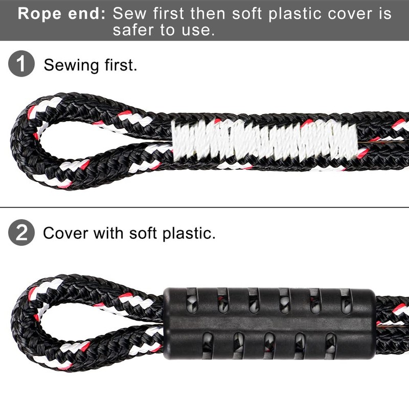 BeneLabel 2pcs Tree Swing Rope, 50cm Hammock Strap Hanging Kit