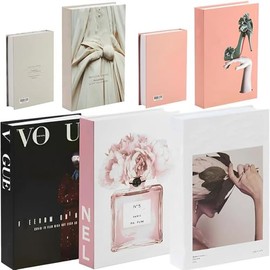 Libros Decorativos para Mesa y Hogar, 5PCS Libros Decorativos para Mesa de café,Libros Falsos Decorativos sin Páginas,para Decoracion Recamara,Sala de Estar,Tienda de Flores (Cinco Colores)