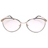Classic Vintage Retro Spring Hinge Gold Frame Oval Reader 2.00