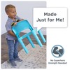 Humble Crew, Multi-Blue Kids Lightweight Plastic Table and 4 Chairs
