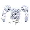 YUCHENSHLP 1 Pair Left & Right Window Crank Handle Kit
