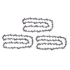 3PCS Chainsaw Chains 74DL 325 .063 Semi Chisel Suitable for