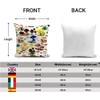 HUASHUZI Cushion Cover Mushroom Gifts Decorations Throw Pillow Case Decor