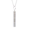 XP Design Portable Pill Case Necklace Pendant Keychain Aluminum Stainless