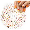 Fall Nail Art Stickers, 30 Sheets
