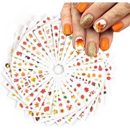 Fall Nail Art Stickers, 30 Sheets