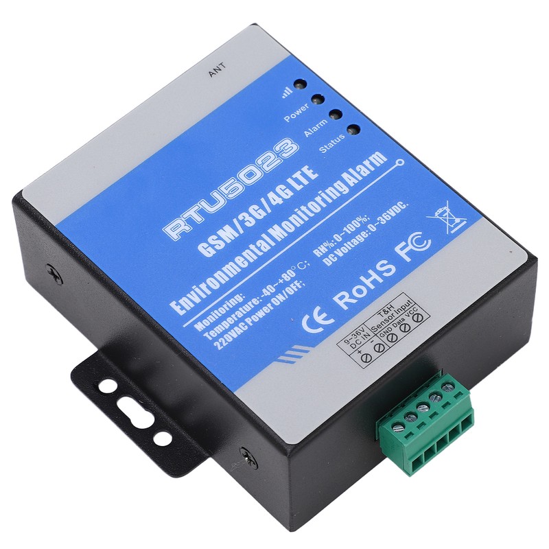 RTU5023 GSM 3G 4G LTE Environment Alarm 0‑36V Temperature Humidity