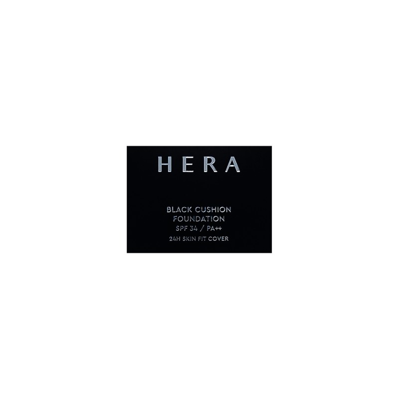 Hera Black Cushion (15g) + Refill (15g) - A compact