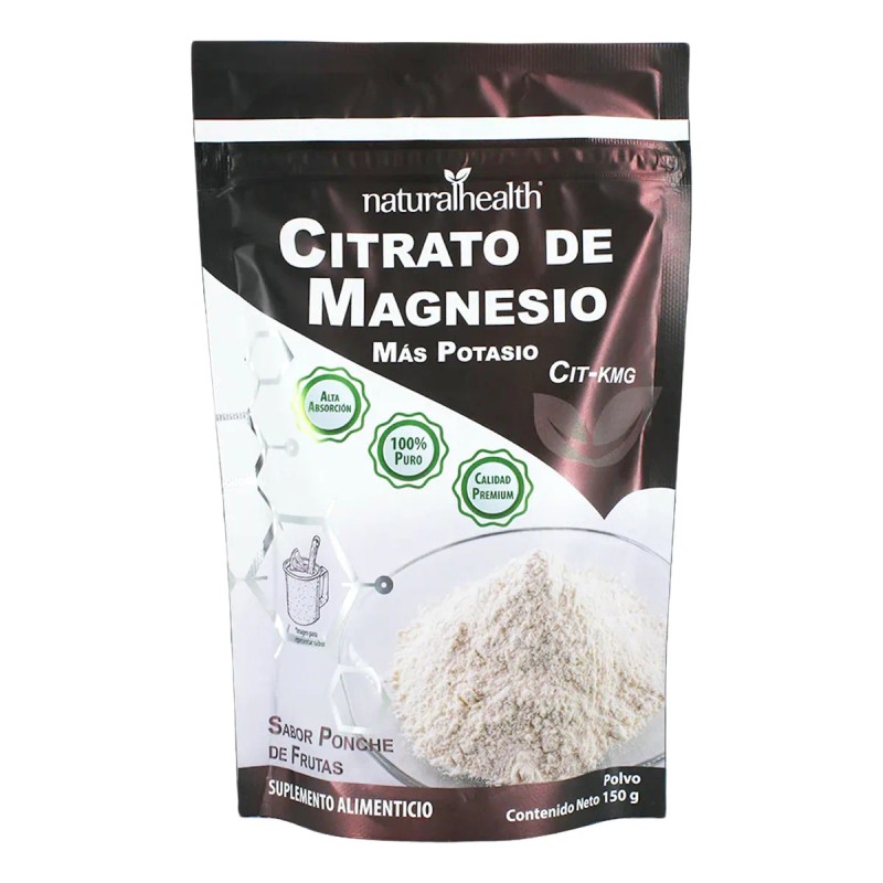 Citrato De Magnesio Y Citrato Magnesio+potasio 2 Pzs De 150