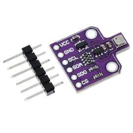 HiLetgo BME680 Digital Temperature Humidity Sensor Module(Temperature/Humidity/Pressure/VOC Gas) 4 in 1 Sensor High Precision Environmental Monitoring Sensor with SPI IIC DC 5V