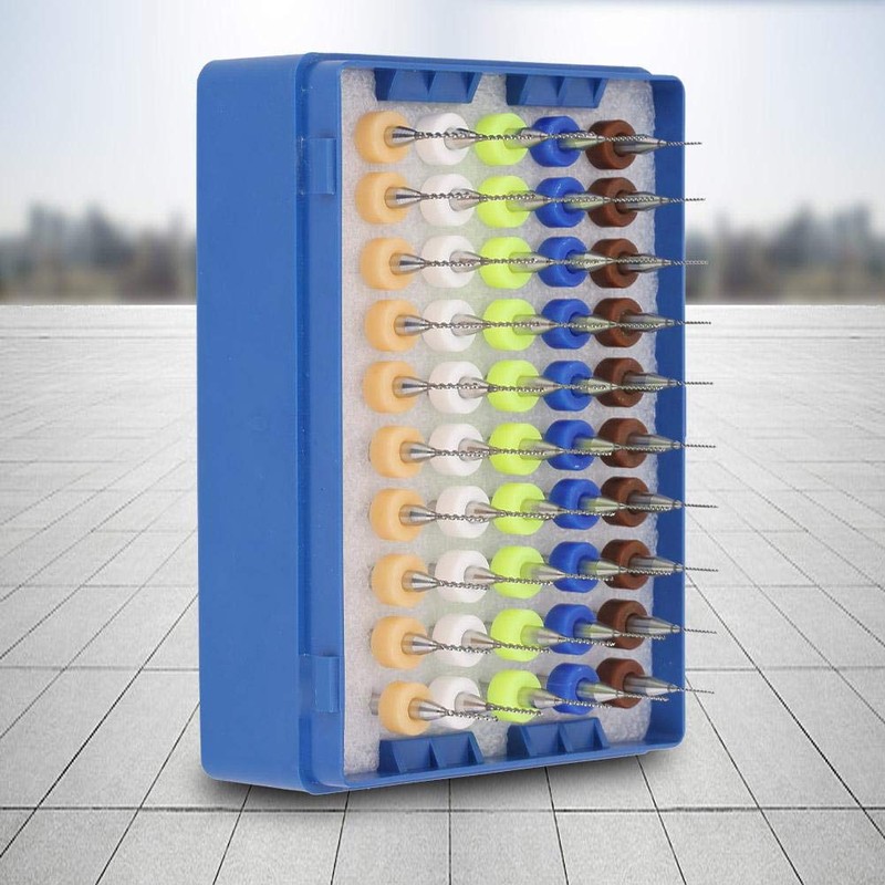 Qiilu PCB Drill Bit, Micro Drill Bit, High Hardness, Abrasion