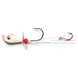 Walleye Death Spinner Pink/White 1/4oz