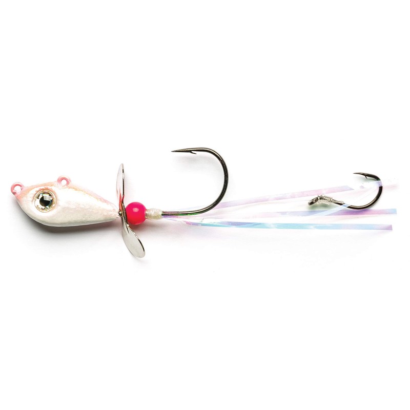 Walleye Death Spinner Pink/White 1/4oz
