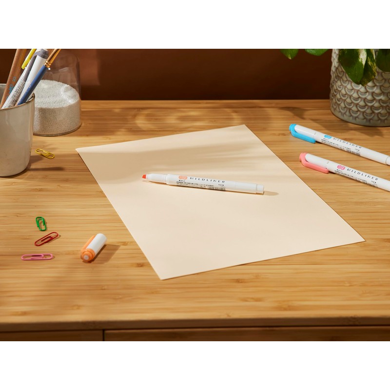 Zebra Highlighter Mildliner, 5 Friendly Color Set (WKT7-N-5C)