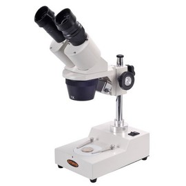 Omano OM124-1LP - 20X-40X - Dual-Power - Stereo Student Microscope - Halogen Illumination