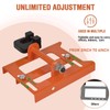 SurmountWay Chainsaw Mill Guide, Portable Vertical Lumber Cutting Guide, Timber
