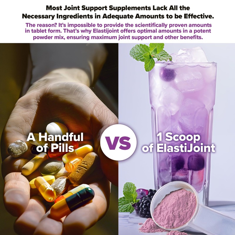 Labrada Nutrition Elastijoint, Grape - Glucosamine Joint Support Supplement Powder