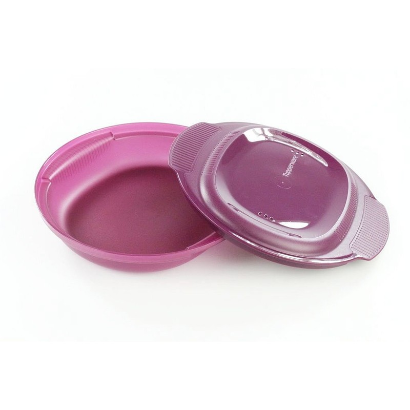TUPPERWARE Mikrowelle Micro Healthy Delight 775 ml lila großer Omelett-Meister