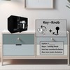 Yuanshikj Steel Safe Box - Key Locked, 0.2 Cubic Ft