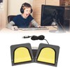 Elprico USB Foot Pedal, Double Foot Switch, Mechanical Switch with