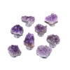 Designs Ablaze Natural Amethyst Geode Cluster Crystal Cabinet Knob Cabinet