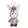 NICI 49030 Donkey Donkeylee 10cm Grey-Sustainable Companion Cuddly Animal Pendant