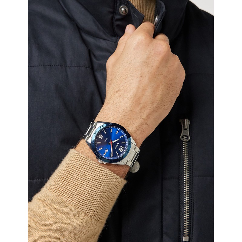 Lorus Analog Quartz Watch with Metal Strap RH913NX9