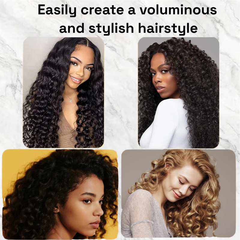 Volumizing Hair Clips for Curly & Thick Hair, 9Pc Root